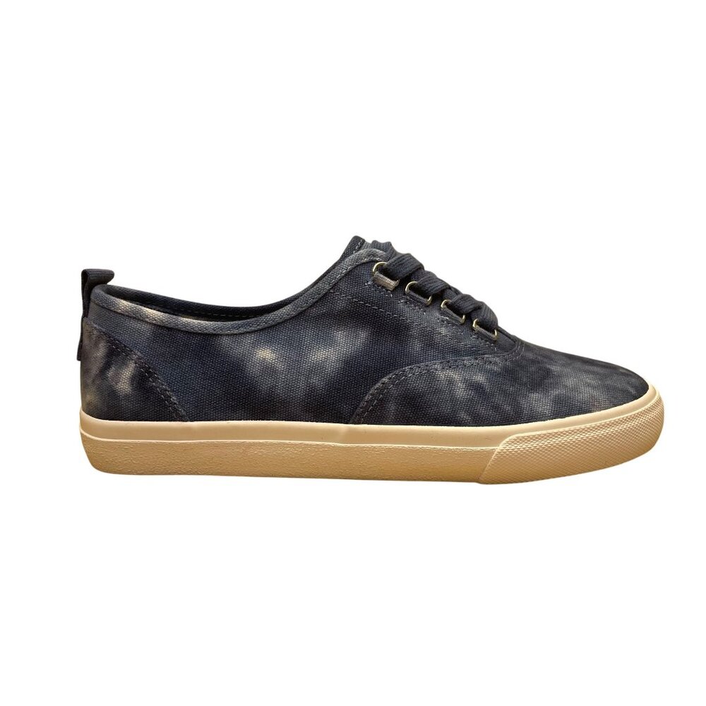 J.Crew Women’s Tie-Dye Blue Lace-Up Canvas Casual Harbor Sneakers Size 8H